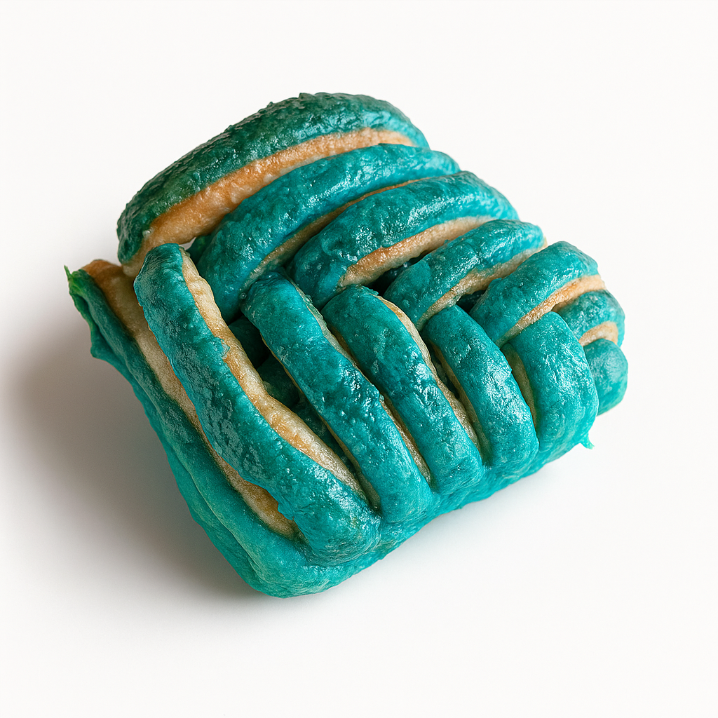 Bollo relleno de dulce leche